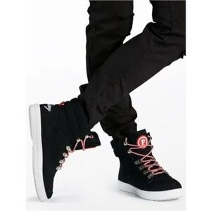 (S-4232) Pastry Riverside Adult Sneaker Black/White Sz 7